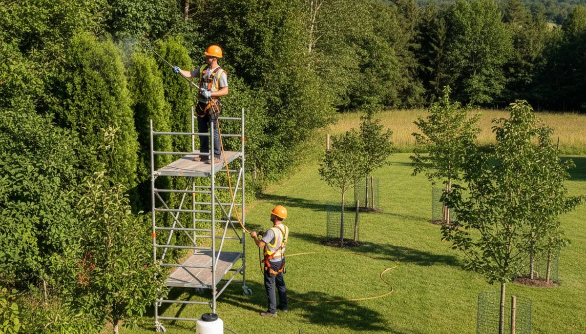 Albany, GA tree service installs deer deterrent protection for trees and landscaping