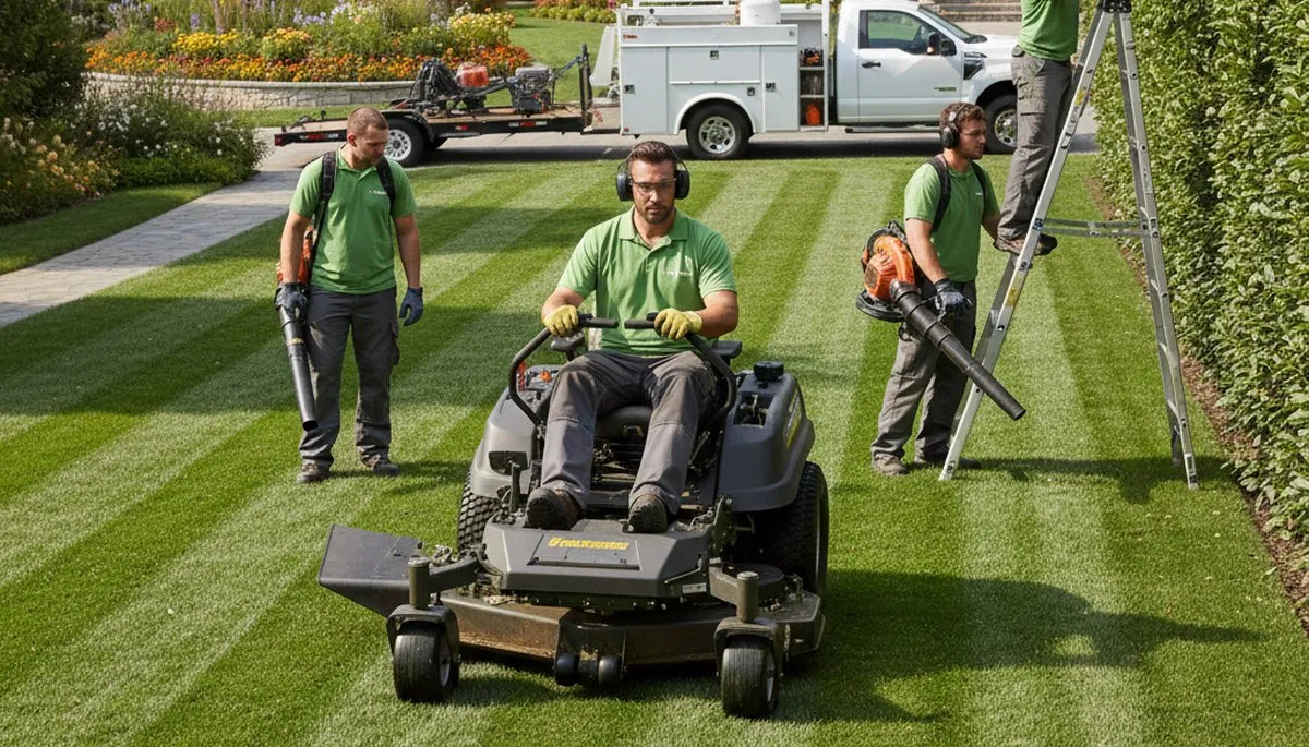 Arbor Tree Care lawn care service in Albany, GA maintaining healthy, well-kept turf
