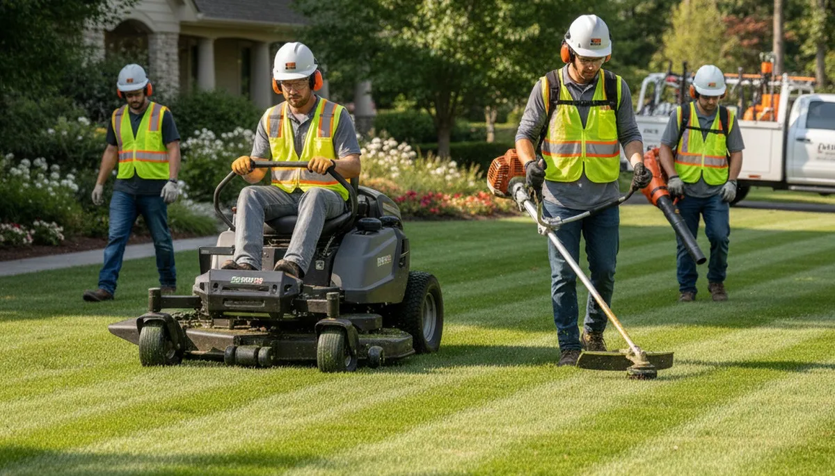Arbor Tree Care lawn service in Albany, GA providing professional yard maintenance for a healthy landscape