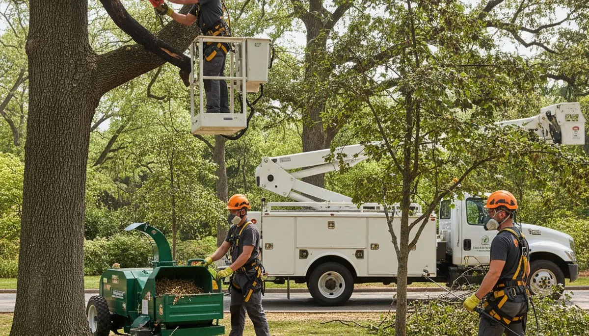Albany, GA arborist treating diseased tree for fungal infection and decline prevention