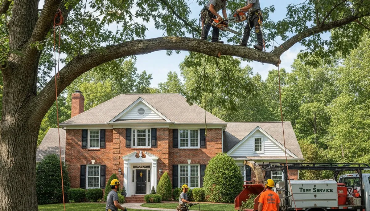Tree service crew in Albany, GA providing professional tree removal and trimming