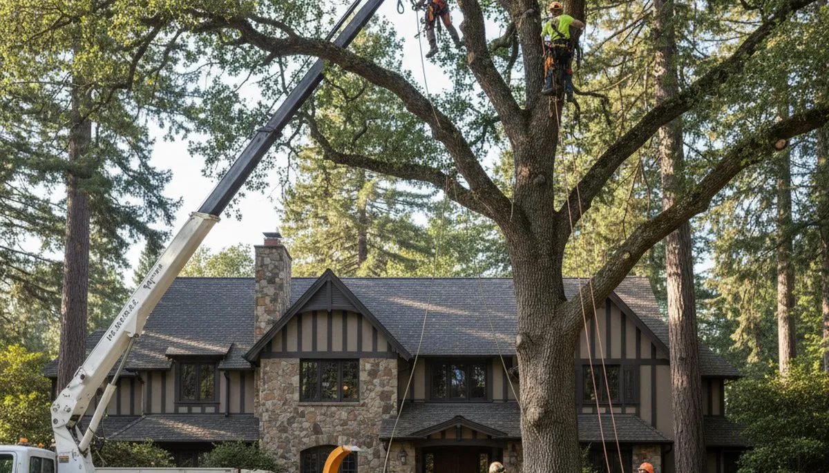 Tree service crew in Albany, GA providing professional tree removal and trimming solutions