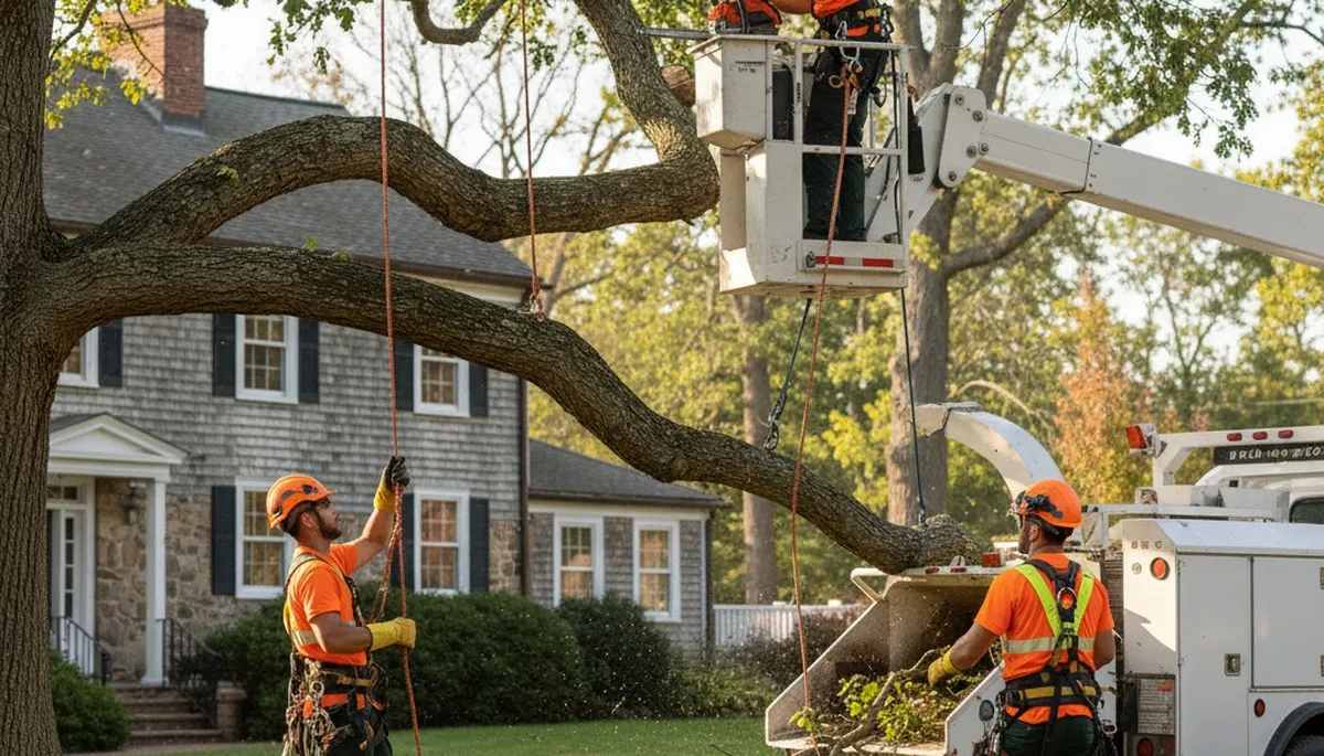 Tree service crew in Albany, GA providing professional tree care and removal services